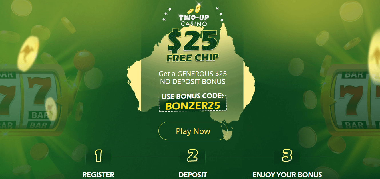 No deposit bonus codes for two up casino slots